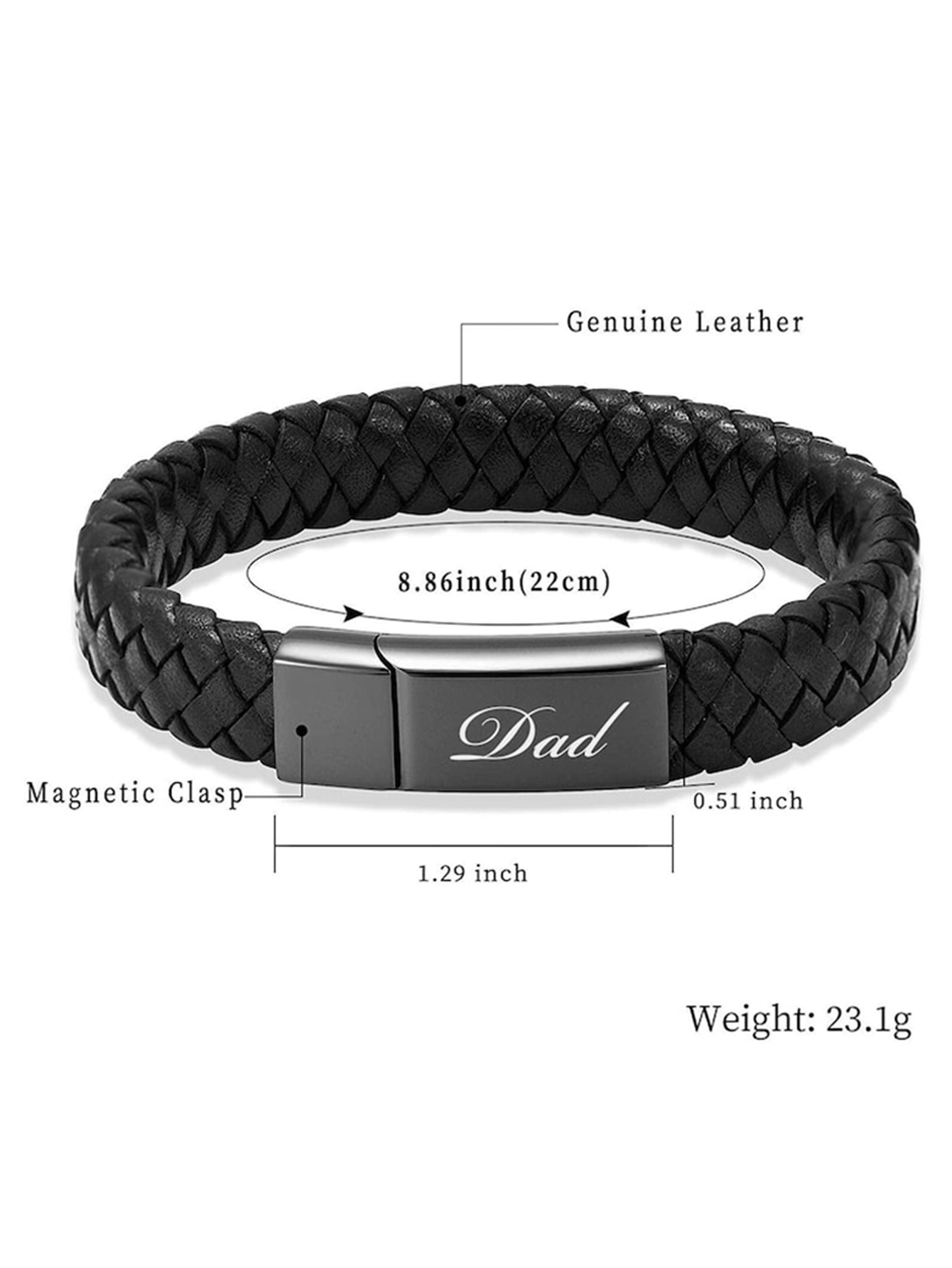 Customized Personalized Cremation Bracelets Memorial Jewelry